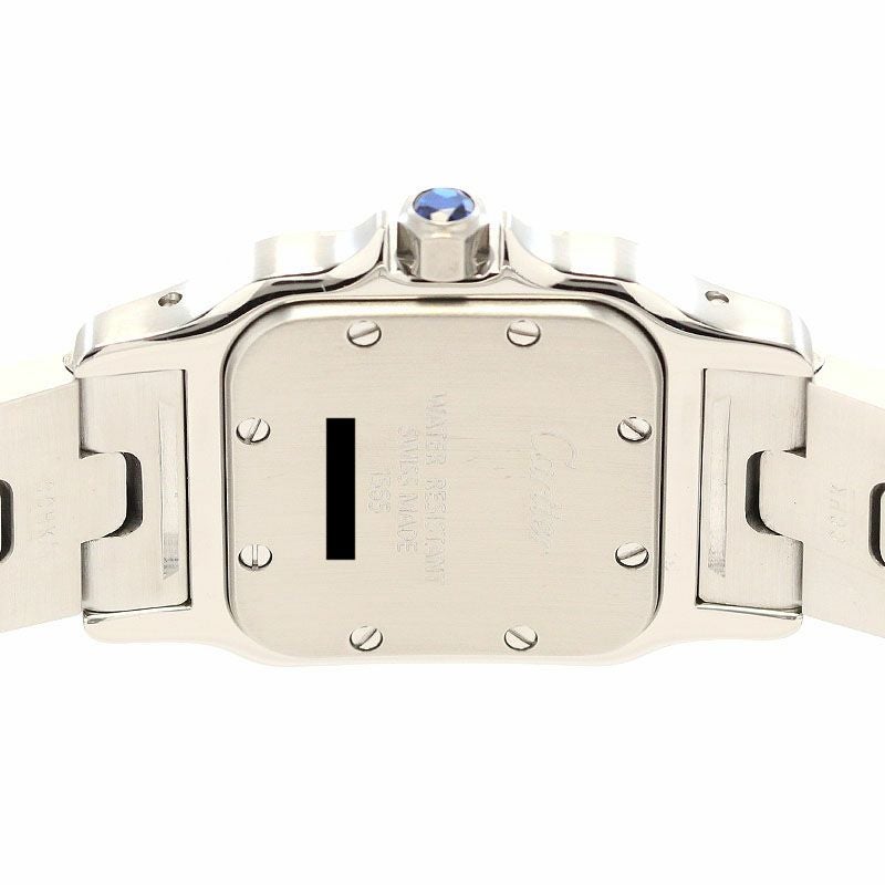 カルティエ サントスガルベ SM W20056D6 ホワイト レディース 腕時計 クォーツ 中古 銀蔵 中古)CARTIER カルティエ サントス ガルベ SM W20056D6（商品ID