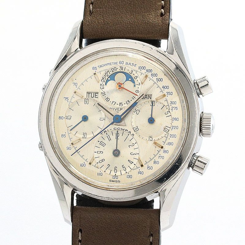 【中古】UNIVERSAL GENEVE TRI-COMPAX ユニバーサル・ジュネーブ トリコンパックス 222100-2