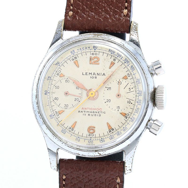【中古】LEMANIA 105 BICOMPAX CHRONOGRAPH レマニア 105 バイコンパックス クロノグラフ 254