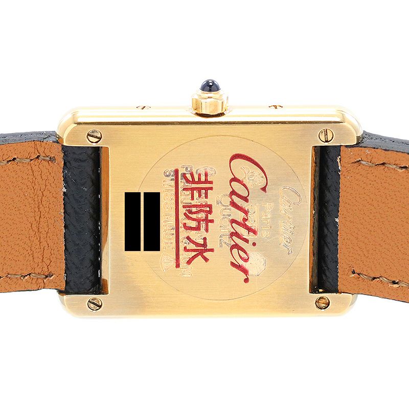 中古】CARTIER MUST TANK SMALL MODEL ONYX DIAL カルティエ マスト