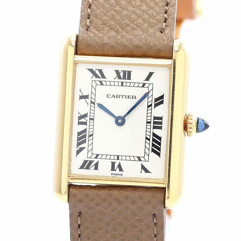 中古】CARTIER TANK LOUIS CARTIER LARGE MODEL PARIS DIAL カルティエ