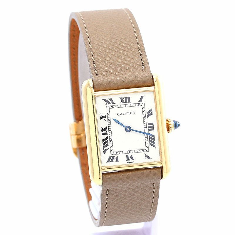 中古】CARTIER TANK LOUIS CARTIER LARGE MODEL PARIS DIAL カルティエ