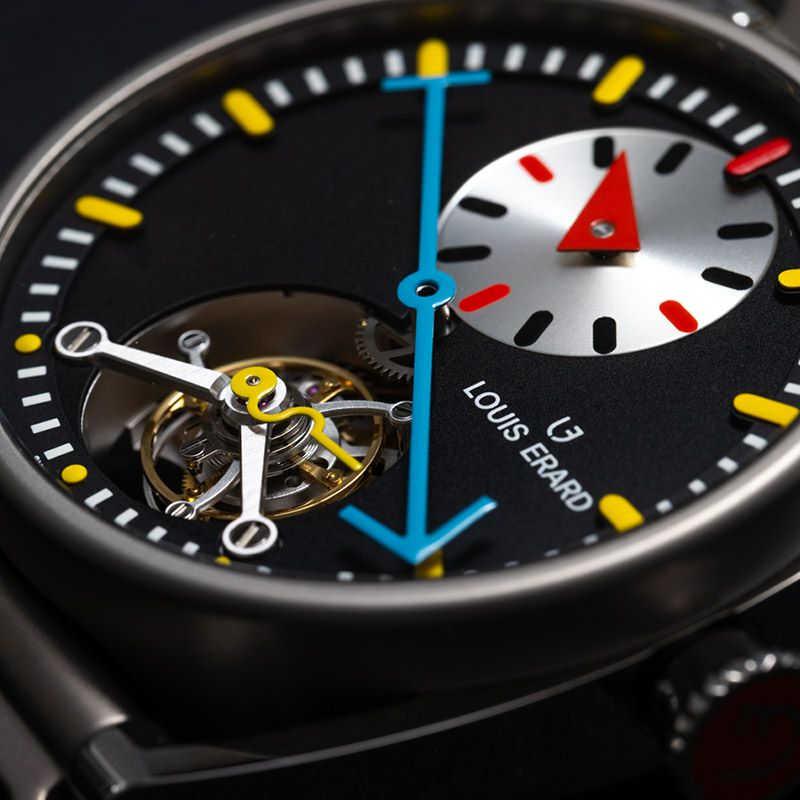 LOUIS ERARD Excellence Limited Edition Alain Silberstein Regulator Tourbillon Black ルイ・エラール エクセレンス リミテッドエディション アラン・シルベスタイン レギュレーター トゥールビヨン ブラック LE89356TT02BTT82