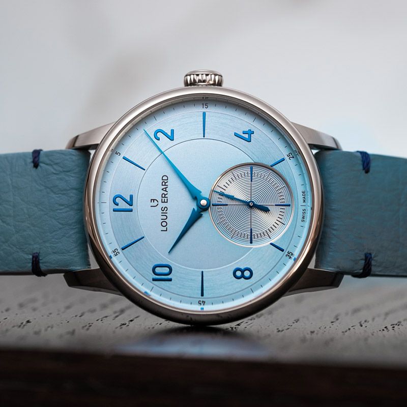 LOUIS ERARD Excellence Small Second color dial ルイ・エラール エクセレンス スモールセコンド カラーダイアル LE34248AA08BVA141