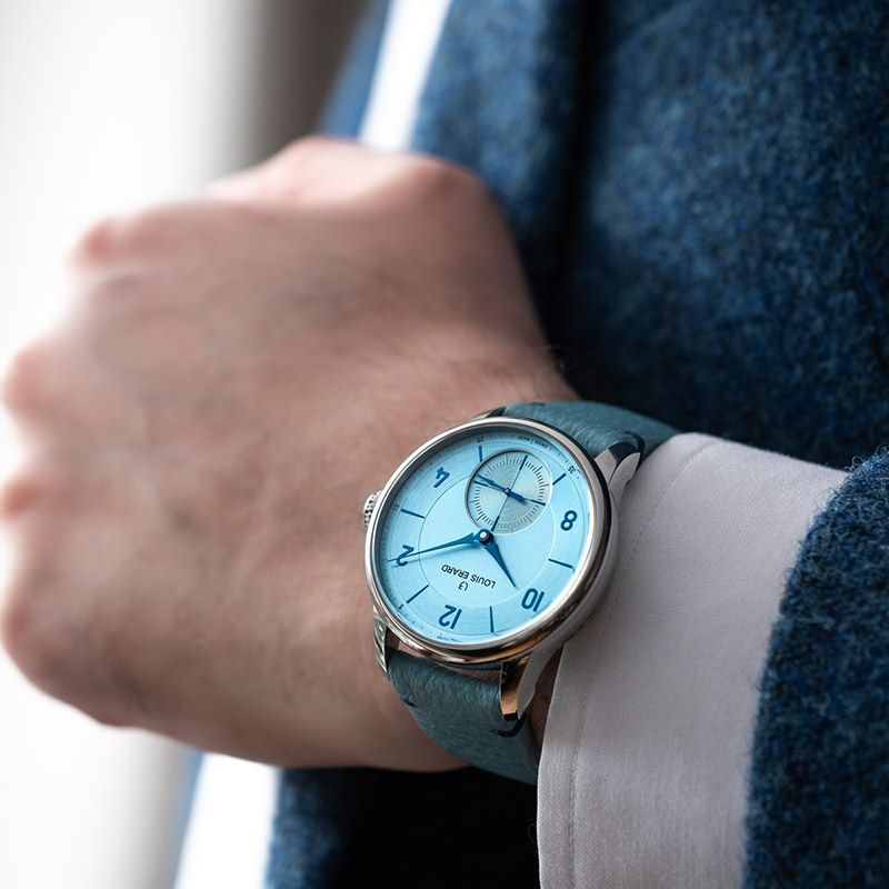 LOUIS ERARD Excellence Small Second color dial ルイ・エラール エクセレンス スモールセコンド カラーダイアル LE34248AA08BVA141