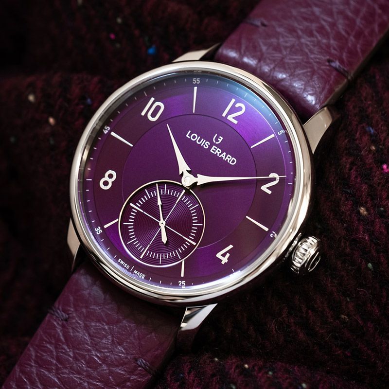 LOUIS ERARD Noirmont Small Second color dial ルイ・エラール