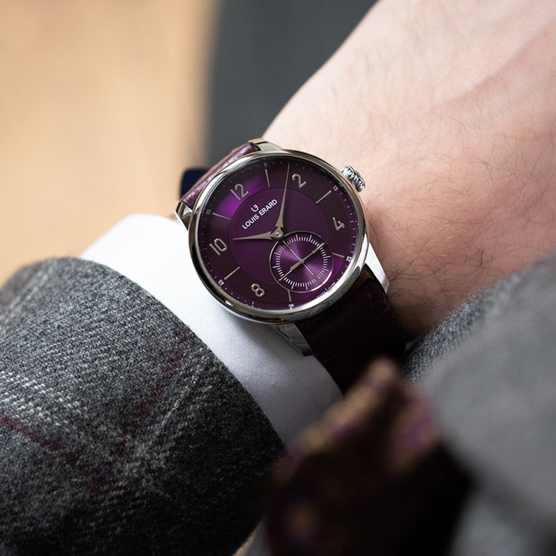 LOUIS ERARD Noirmont Small Second color dial ルイ・エラール