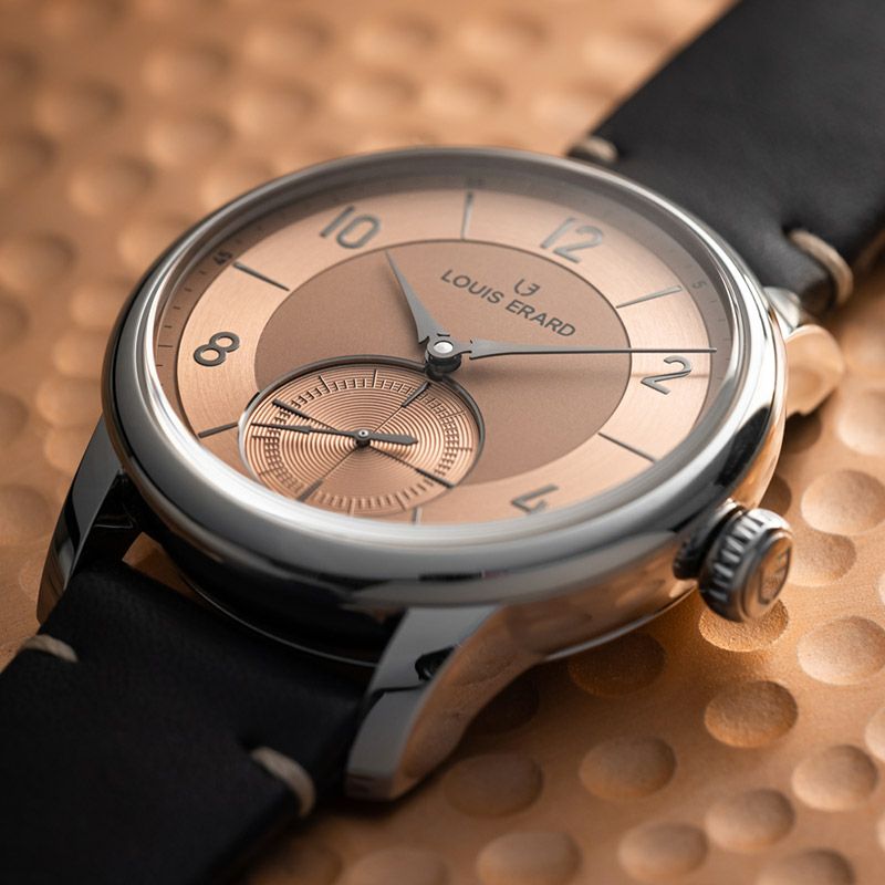 LOUIS ERARD Excellence Small Second Terracotta ルイ・エラール エクセレンス スモールセコンド テラコッタ LE34238AA07BVA26
