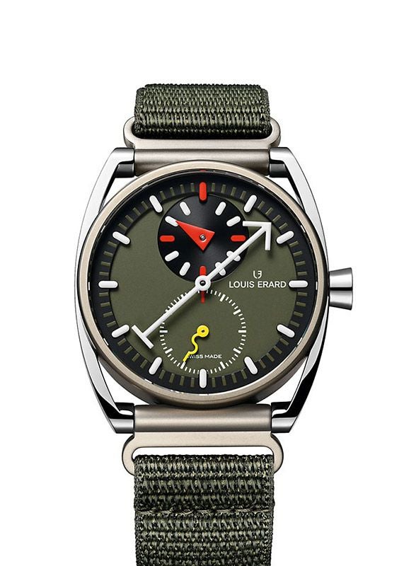 LOUIS ERARD Noirmont X Alain Silberstein Regulator Khaki ルイ