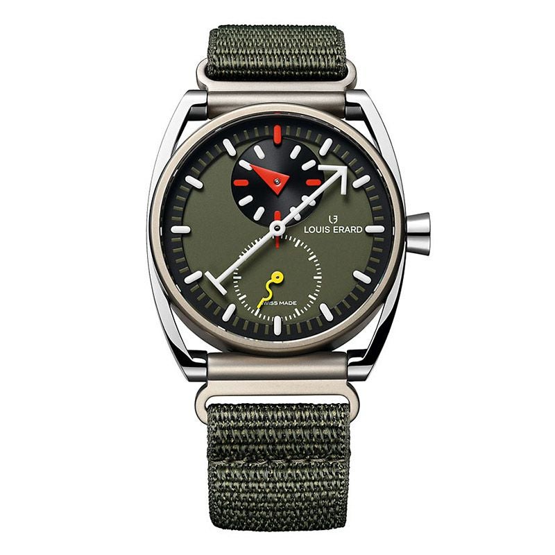 LOUIS ERARD Noirmont X Alain Silberstein Regulator Khaki ルイ