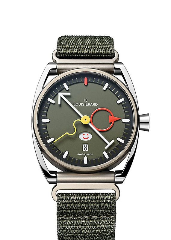 LOUIS ERARD Excellence Limited Edition Alain Silberstein Smile Days Khaki ルイ・エラール エクセレンス リミテッドエディション アラン・シルベスタイン スマイルデイズ カーキ LE75357TT06BTT89