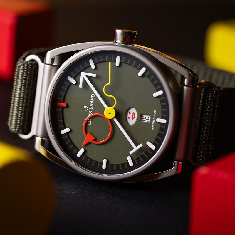 LOUIS ERARD Noirmont X Alain Silberstein Smile Days Khaki ルイ