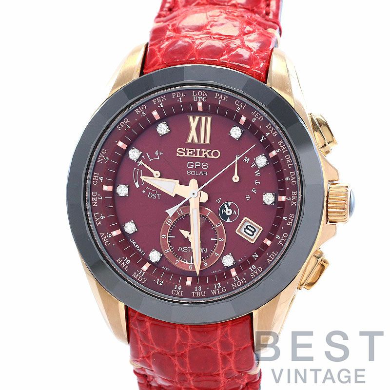 中古】SEIKO ASTRON 8X SERIES DUAL-TIME DIAMOND LIMITED セイコー