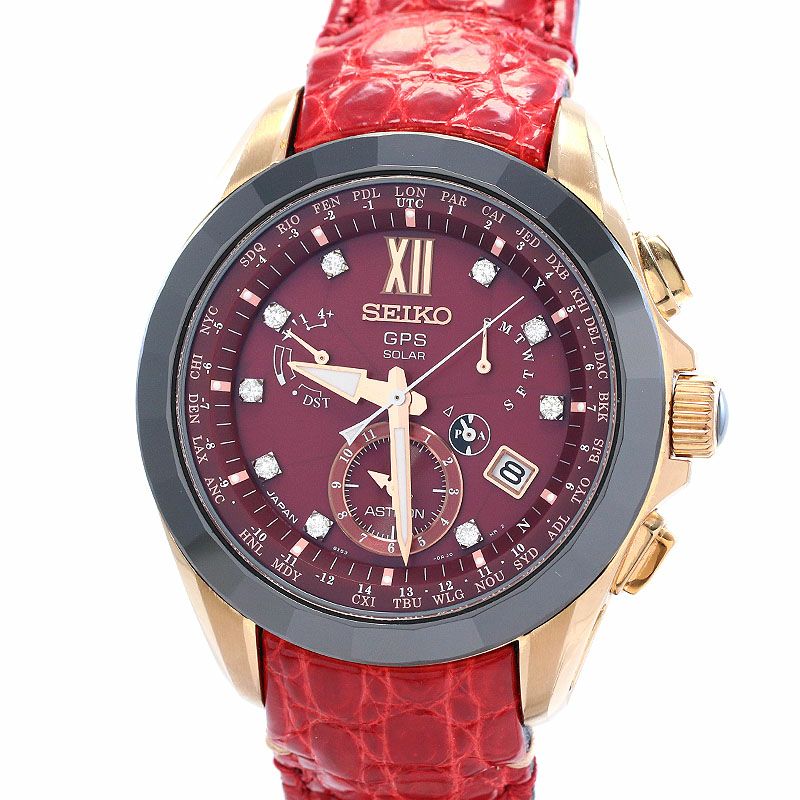 中古】SEIKO ASTRON 8X SERIES DUAL-TIME DIAMOND LIMITED セイコー