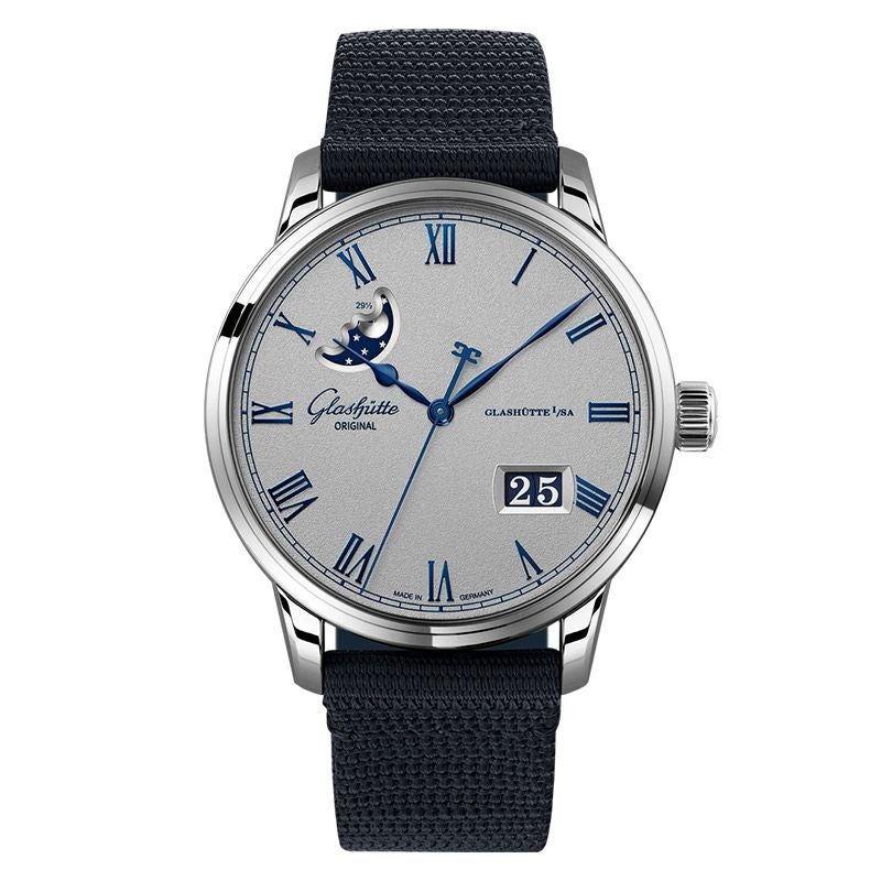 GLASHUTTE ORIGINAL Senator Excellence Panorama Date Moon Phase グラスヒュッテ・オリジナル セネタ・エクセレンス・パノラマデイト・ムーンフェイズ 1-36-24-02-02-64