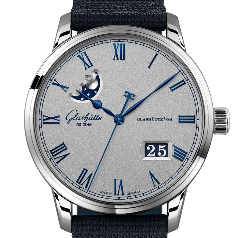 GLASHUTTE ORIGINAL Senator Excellence Panorama Date Moon Phase グラスヒュッテ・オリジナル セネタ・エクセレンス・パノラマデイト・ムーンフェイズ 1-36-24-02-02-64