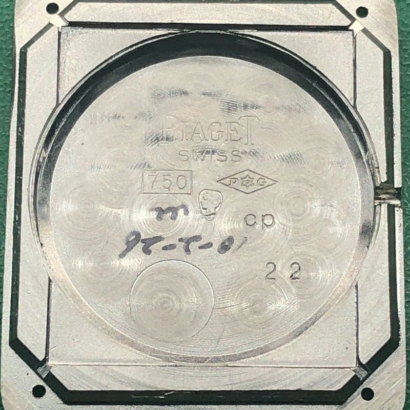 中古】PIAGET VINTAGE RECTANGULAR WATCH LAPIS LAZULI DIAL ピアジェ