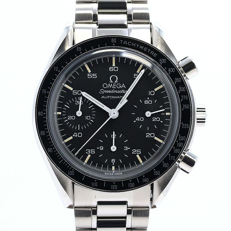 説明文必読 OMEGA スピードマスター Reduced 自動巻き クロノグラフ 3510系 ジャンク 中古】OMEGA SPEEDMASTER REDUCED オメガ スピードマスター リデュース