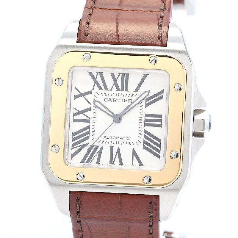 中古】CARTIER SANTOS 100 LARGE MODEL カルティエ サントス 100 LM