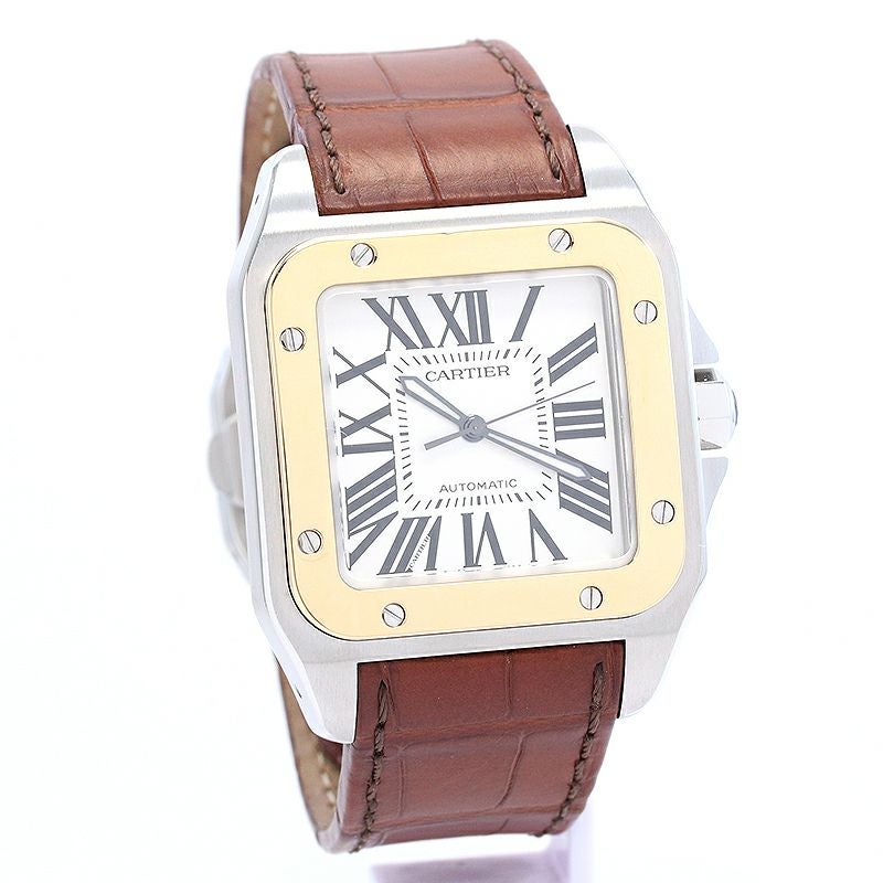 中古】CARTIER SANTOS 100 LARGE MODEL カルティエ サントス 100 LM