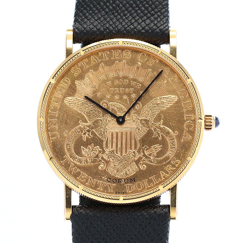 中古】CORUM COIN WATCH 1904 20 DOLLARS LIBERTY HEAD DOUBLE EAGLE