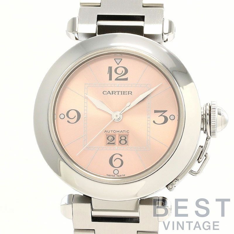 専用◇カルティエパシャCビックデイトCARTIER W31044W7自動巻き美品 中古】CARTIER PASHA C DE CARTIER BIG DATE カルティエ パシャ C ドゥ