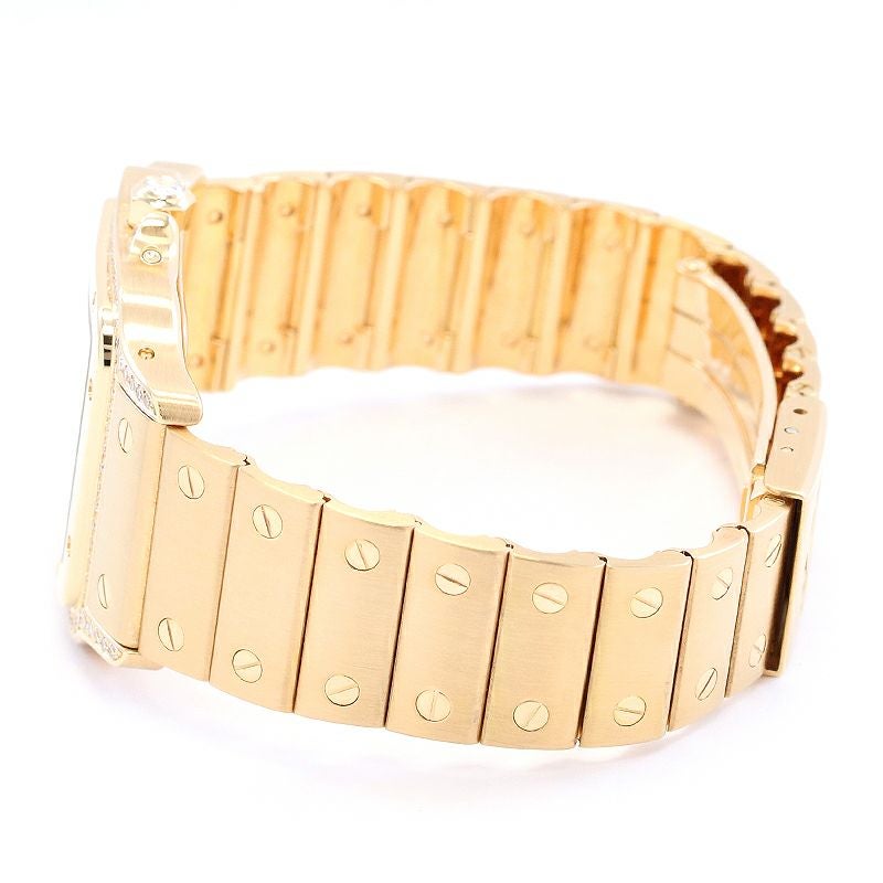 中古】CARTIER SANTOS GALBEE LARGE MODEL MOON PHASE カルティエ