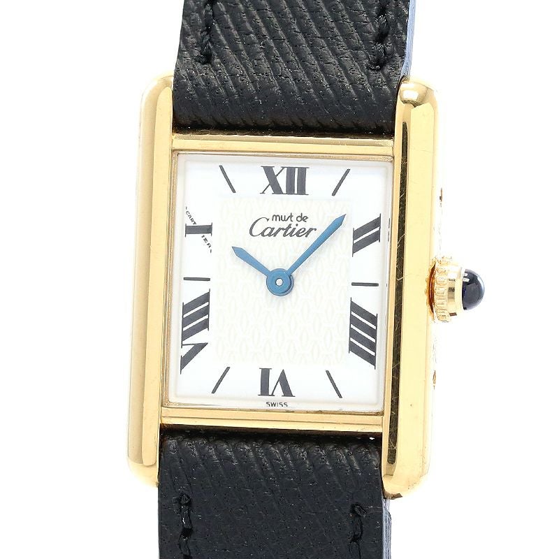 中古】CARTIER MUST TANK SMALL MODEL VERMEIL カルティエ マスト