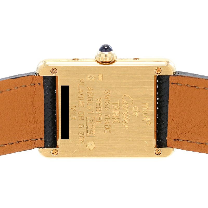 中古】CARTIER MUST TANK SMALL MODEL VERMEIL カルティエ マスト