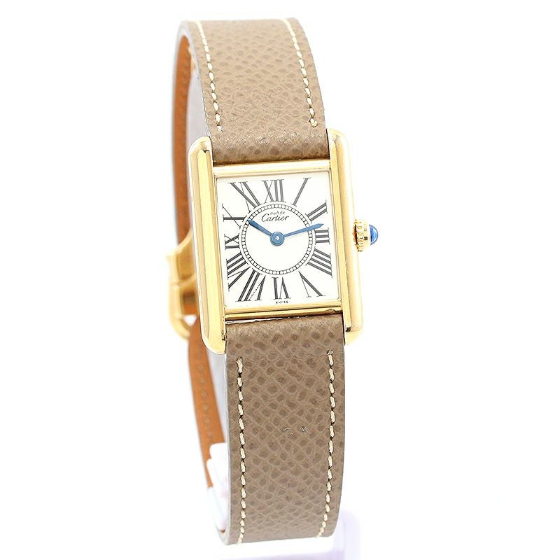 CARTIER カルティエ マストタンクSM オパラン W1005554【中古】 Cartier - CARTIER カルティエ マストタンクSM オパラン W1005554