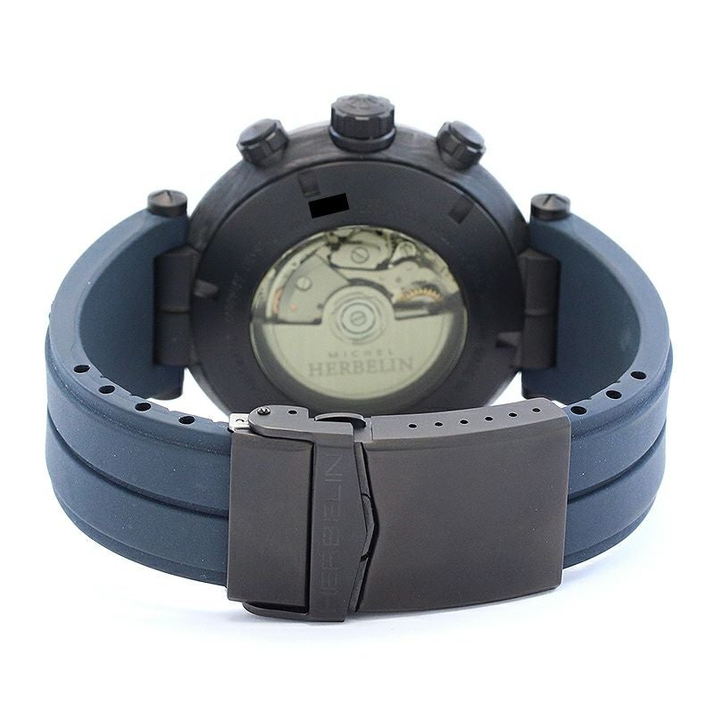 中古】HERBELIN NEWPORT REGATE CARBON エルブラン ニューポート