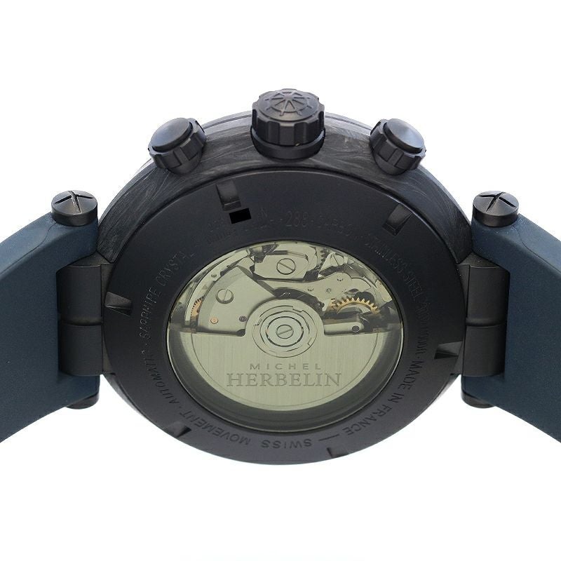 中古】HERBELIN NEWPORT REGATE CARBON エルブラン ニューポート