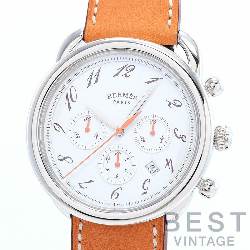 エルメス HERMES AR4.910 アルソー デイト クロノグラフ 自動巻き HERMES（エルメス） HERMES AR4.910 アルソー クロノグラフ 自動巻き