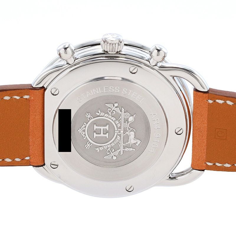 中古】HERMES ARCEAU CHRONOGRAPH エルメス アルソー クロノグラフ AR4