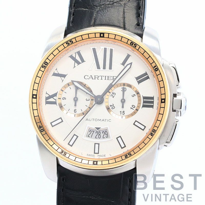 中古】CARTIER CALIBRE DE CARTIER CHRONOGRAPH LARGE MODEL