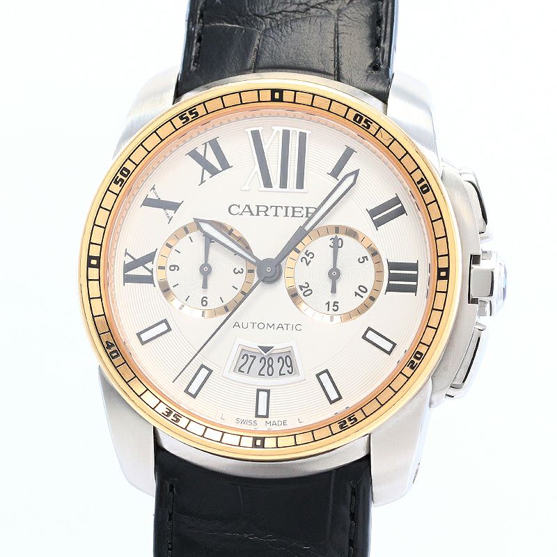 中古】CARTIER CALIBRE DE CARTIER CHRONOGRAPH LARGE MODEL 