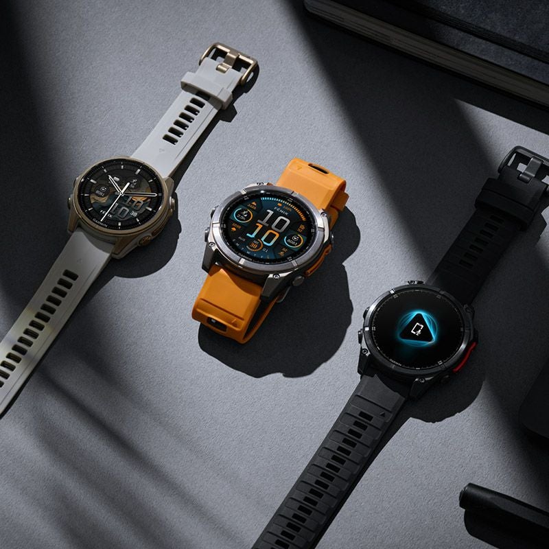 GARMIN fenix 8 Sapphire AMOLED 51mm Ti / Chestnut Leather Band