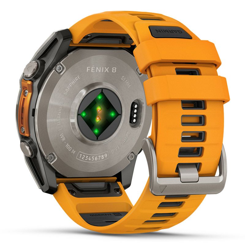 GARMIN fenix 8 Sapphire AMOLED 51mm Ti / Orange ガーミン 
