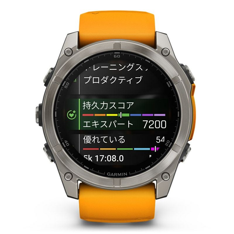 GARMIN fenix 8 Sapphire AMOLED 51mm Ti / Orange ガーミン