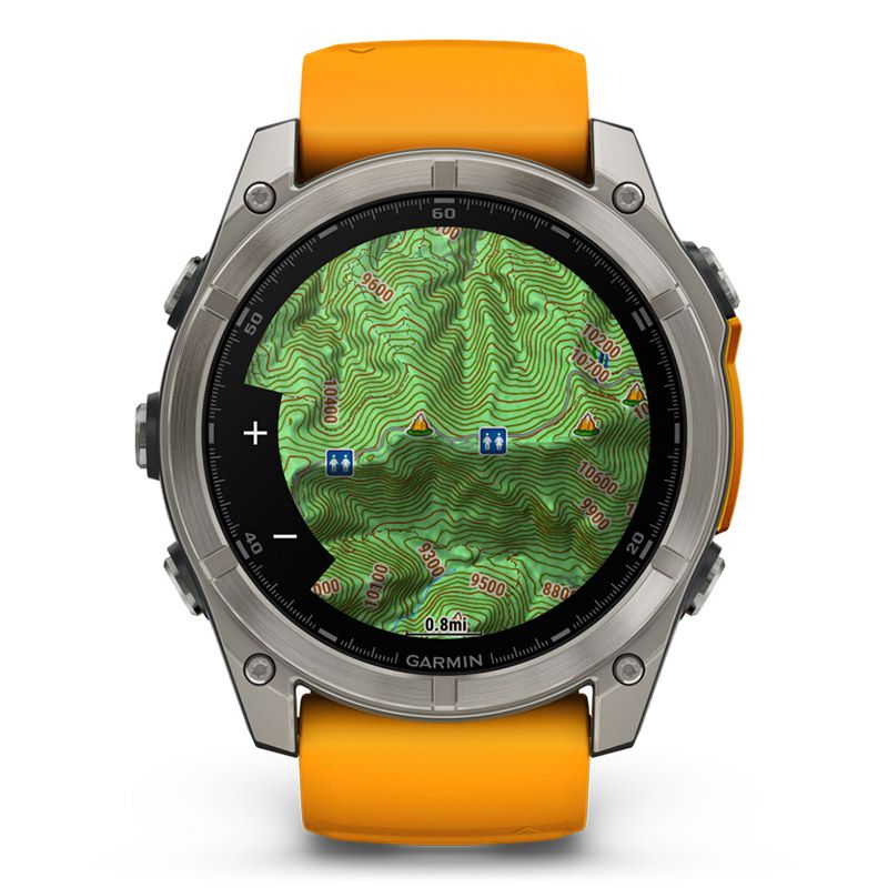GARMIN fenix 8 Sapphire AMOLED 51mm Ti / Orange ガーミン 