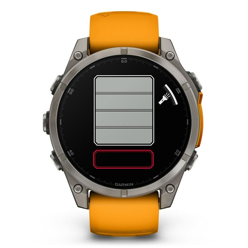GARMIN fenix 8 Sapphire AMOLED 47mm Ti / Orange ガーミン 