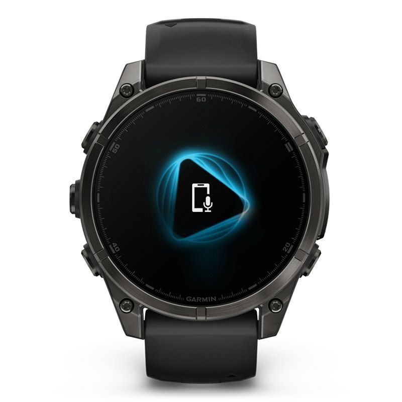 GARMIN fenix 8 Sapphire AMOLED 47mm Ti Carbon Gray DLC / Black