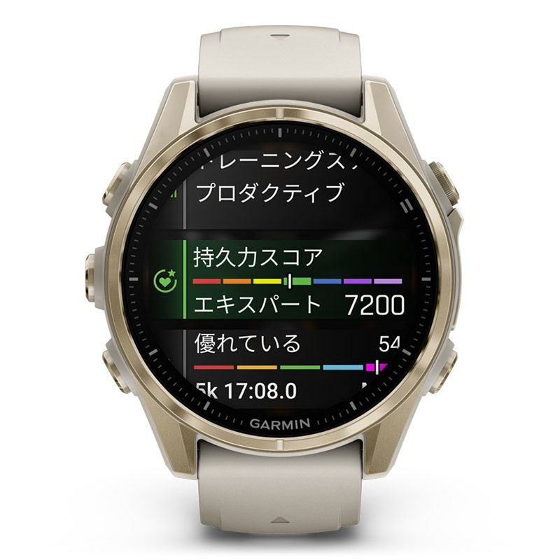 GARMIN fenix 8 Sapphire AMOLED 43mm Soft Gold / Fog Gray