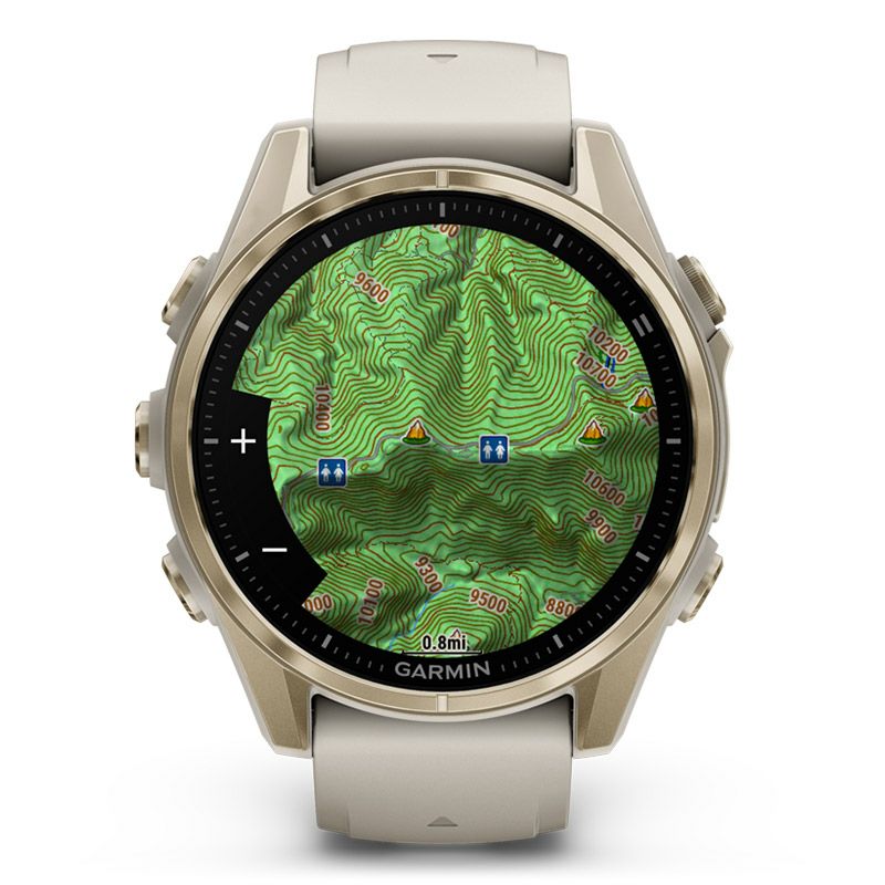 GARMIN fenix 8 Sapphire AMOLED 43mm Soft Gold / Fog Gray