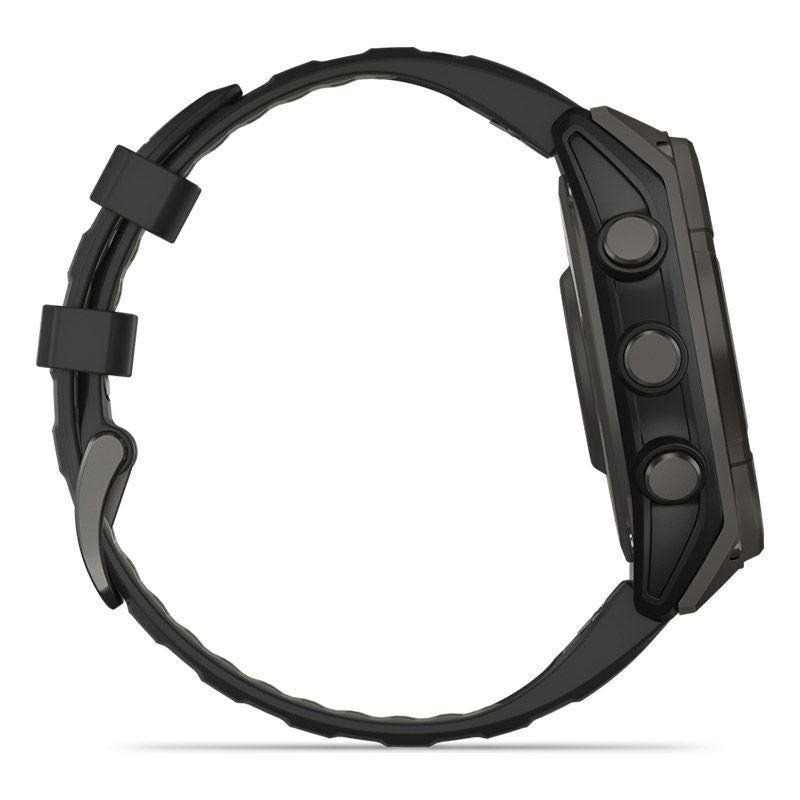 GARMIN fenix 8 Sapphire Dual Power 47mm Ti Carbon Gray DLC / Black