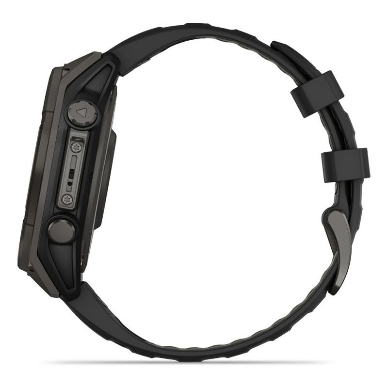 GARMIN fenix 8 Sapphire Dual Power 47mm Ti Carbon Gray DLC / Black