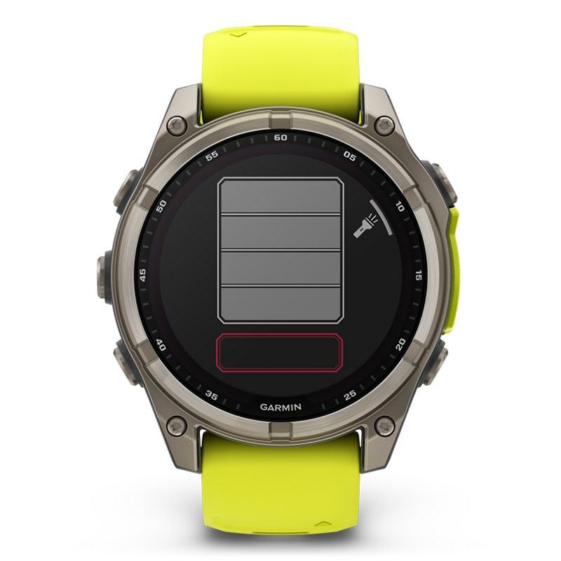 GARMIN fenix 8 Sapphire Dual Power 47mm Ti / Amp Yellow ガーミン