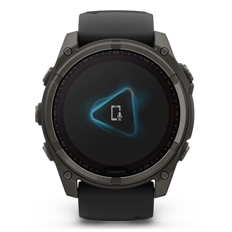 GARMIN fenix 8 Sapphire Dual Power 51mm Ti Carbon Gray DLC / Black