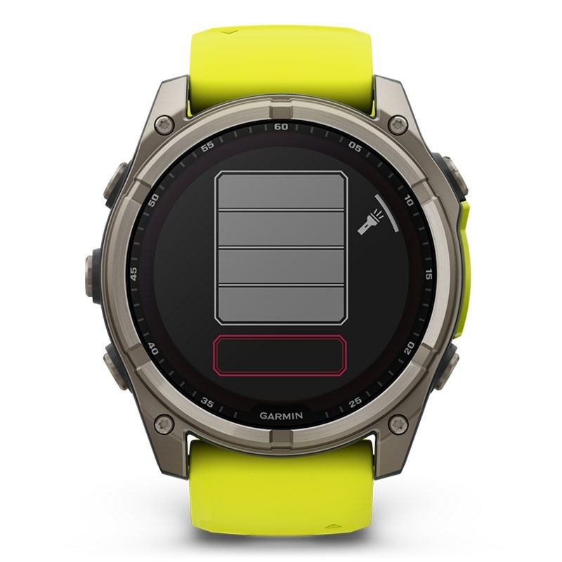 GARMIN fenix 8 Sapphire Dual Power 51mm Ti / Amp Yellow ガーミン