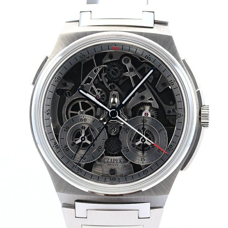 中古 CZAPEK ANTARCTIQUE RATTRAPANTE SILVER GRAY チャペック アンタークティック・ラトラパント シルバー・グレイ